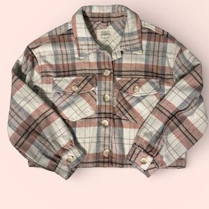 Ashley Stewart Multicolor Plaid Flannel